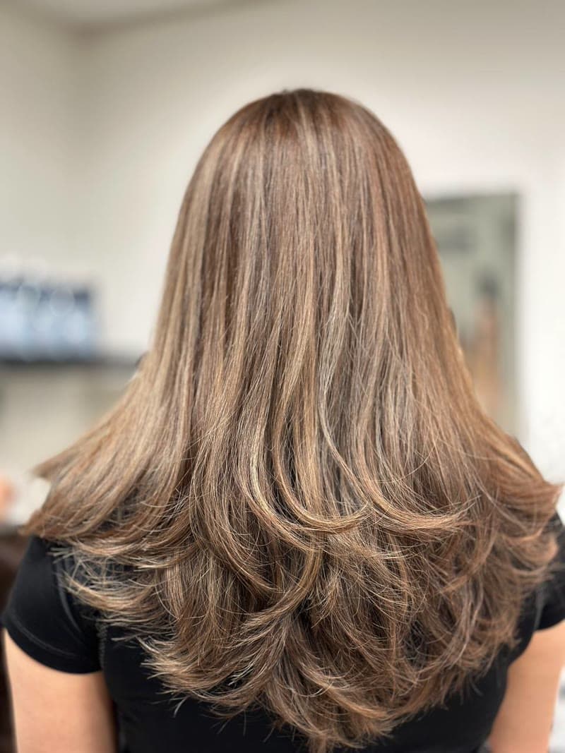 After: smooth, glossy colour by Afsaneh Farahmand