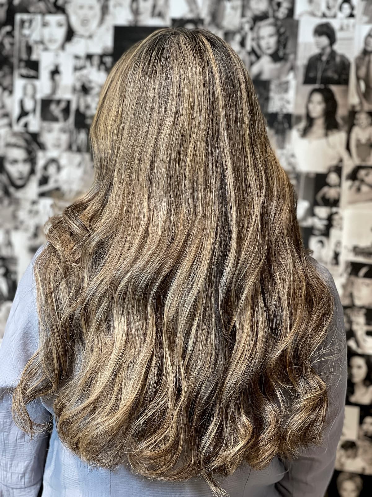 Beachy blonde curls hair colour Marbella