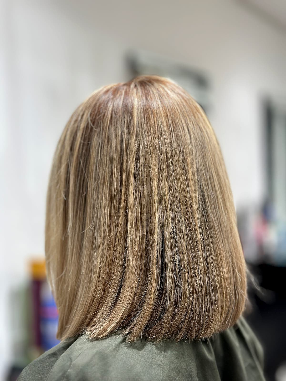 Blonde bob hair colour by Afsaneh Farahmand