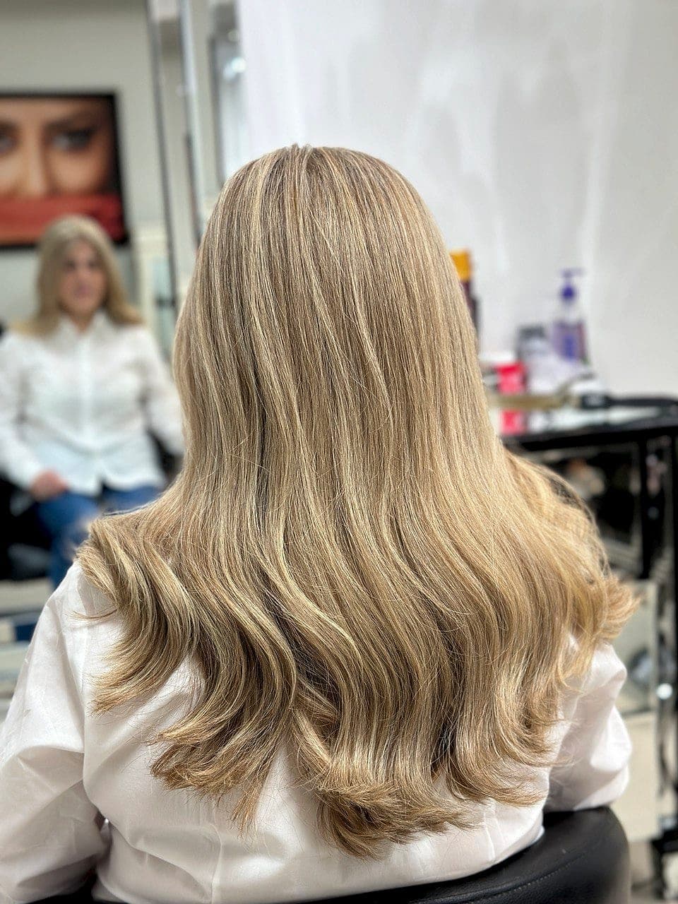 Blonde luxury waves hair colour Marbella